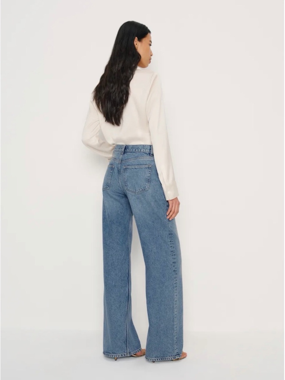 Reformation Cary Low Rise Slouchy Wide Leg Jean Colorado - Picture 8 of 10
